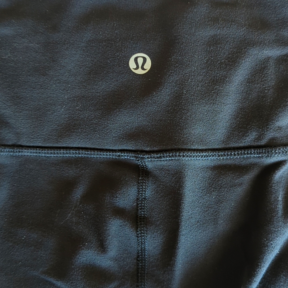 Lululemon Black Leggings with Side Accents - Picture 2 of 7